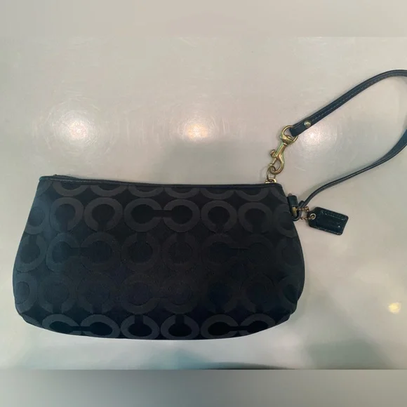 Black Coach Clutch - Picture 2 of 3